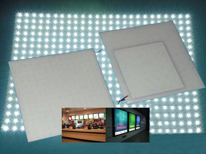 LED Hintergrundbeleuchtung für Leuchtkästen LED Backlights for Light-Boxes LED Hintergrundbeleuchtung für Leuchtkästen LED Backlights for Light-Boxes