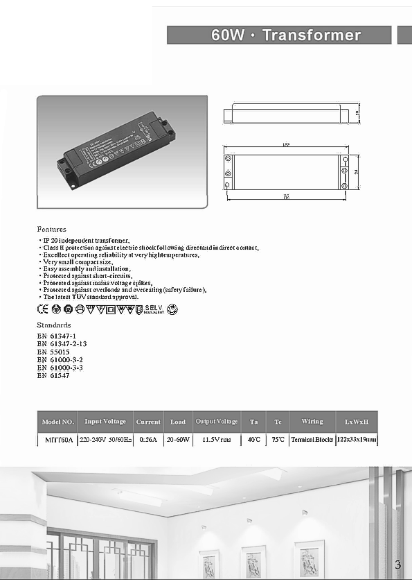 Electronic transformers for halogen technology