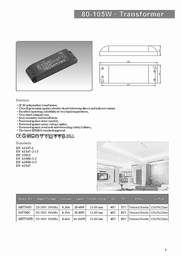 Electronic transformers for halogen technology