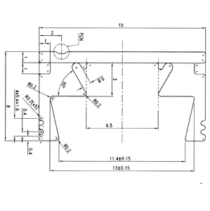 Aluminium LED Profil mit PMMA Cover No. 135121