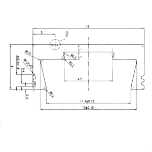 Aluminium LED Profil mit PMMA Cover No. 135122