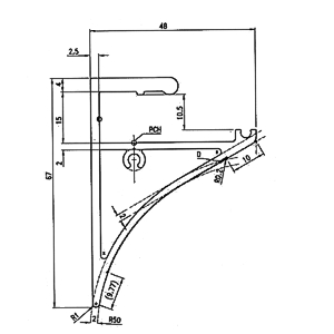 Aluminium LED Profil mit PMMA Cover No. 135147