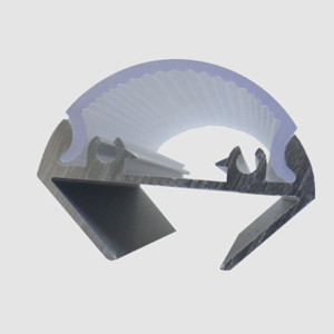 Aluminium LED Profil mit PMMA Cover